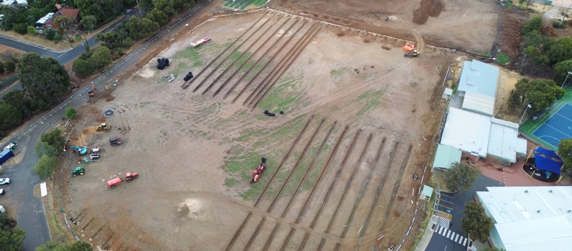 Grounds for Celebration: Rock Breaking Kicks off Ray Owen Oval Expansion Works