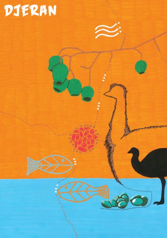 3. Djeran - Artwork by Aurora Abraham