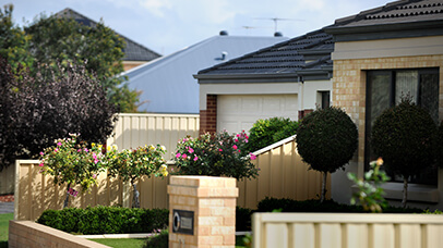 View of houses