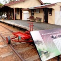 Kalamunda History Village - view of rear of rail platform