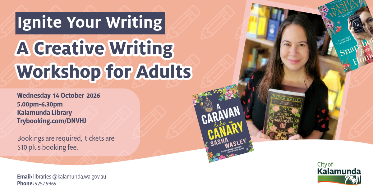 Ignite Your Writing: A Creative Writing Workshop for Adults