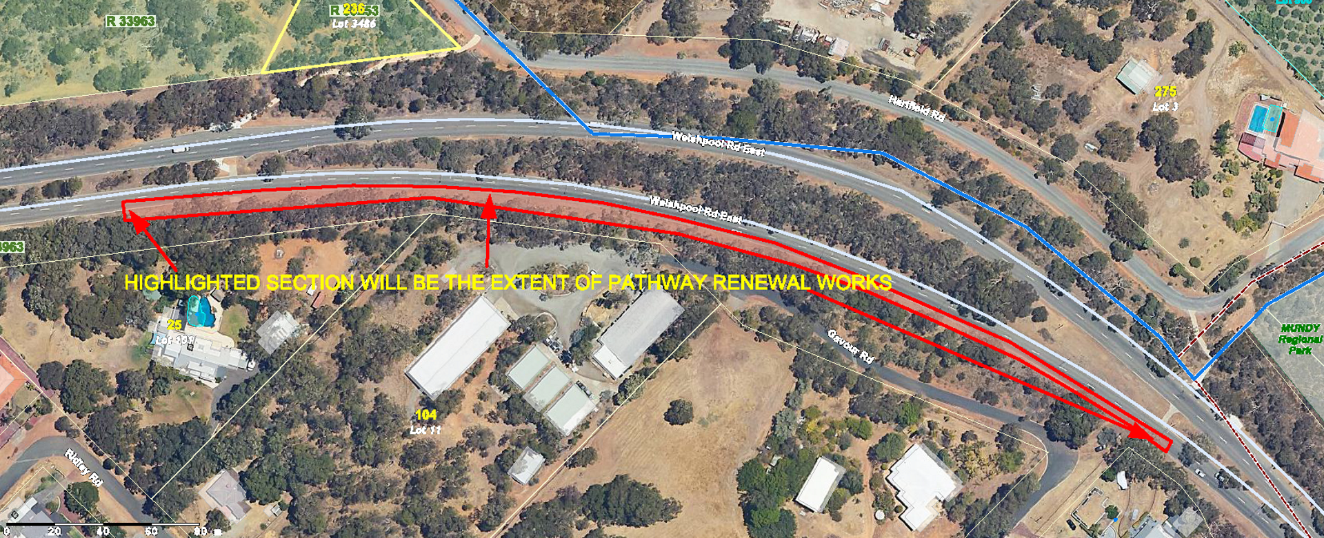 Works notice - Footpath upgrades Wattle Grove