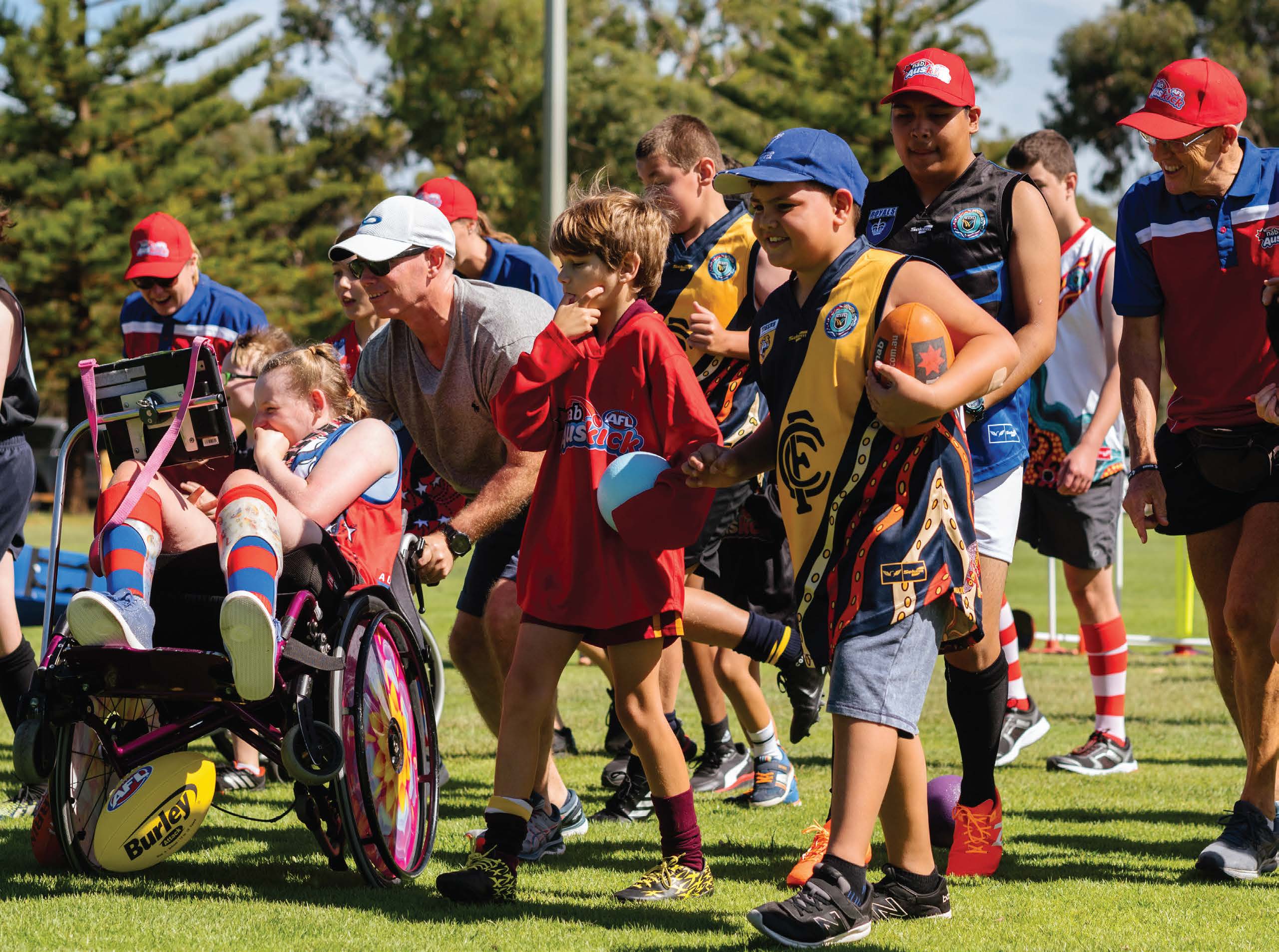 2018 Starkick AFL Auskick GrandFinal photo supplied by WAFC