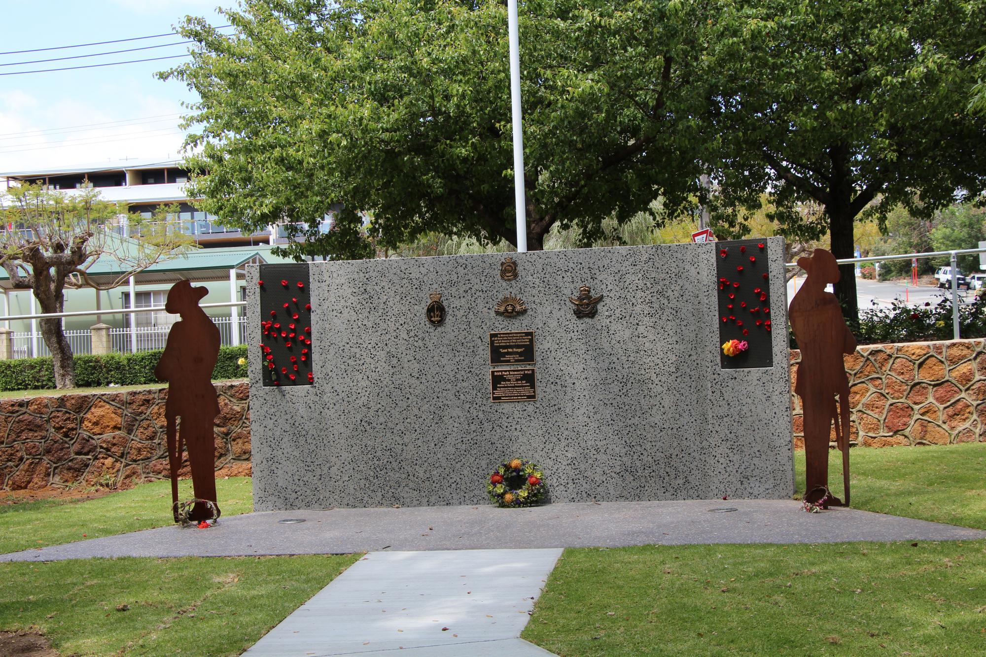 ANZAC Day Memorial in Stirk Park