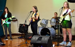 A musician group performing at one of Perth Hills Live Musicians' Association Inc events