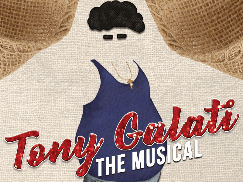 Promotional image for KPAC show 'Tony Galati The Musical' held in October 2021