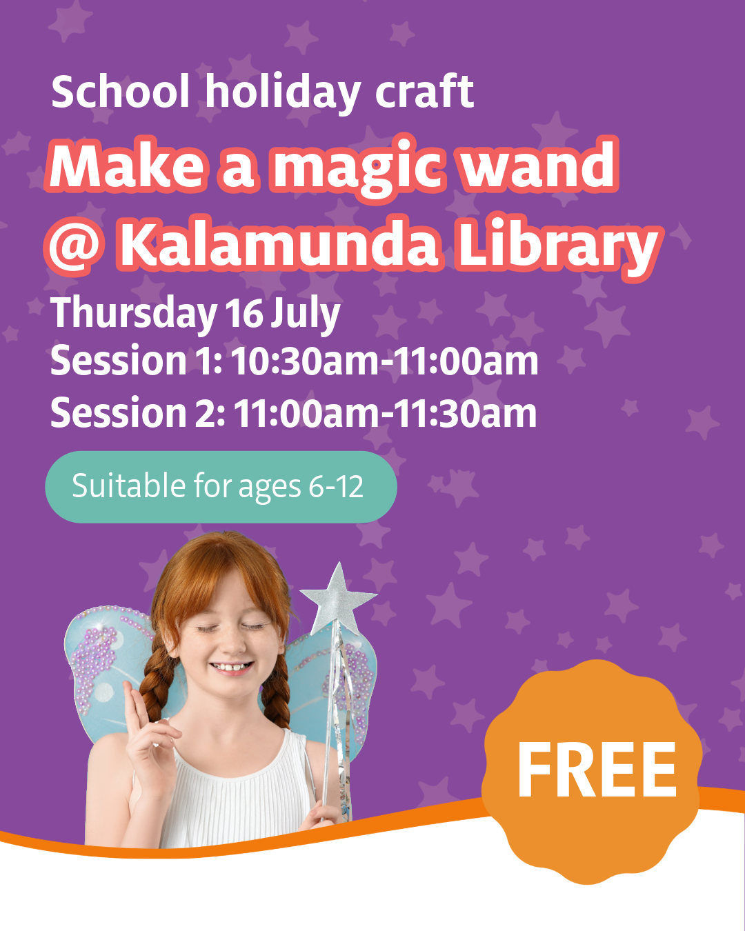 Make a magic wand @ Kalamunda Library