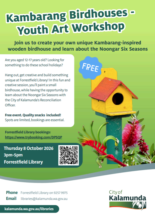 Kambarang Birdhouses - Youth Art Workshop Kambarang Birdhouses - Youth Art Workshop