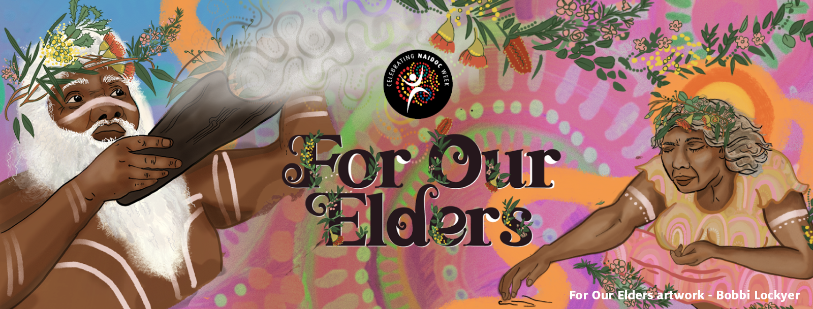 For Our Elders artwork - Bobbi Lockyer