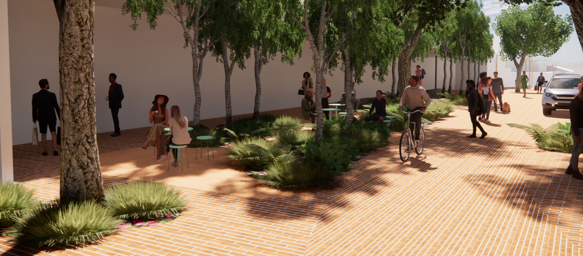 Concept Design - Central Mall - Gardens