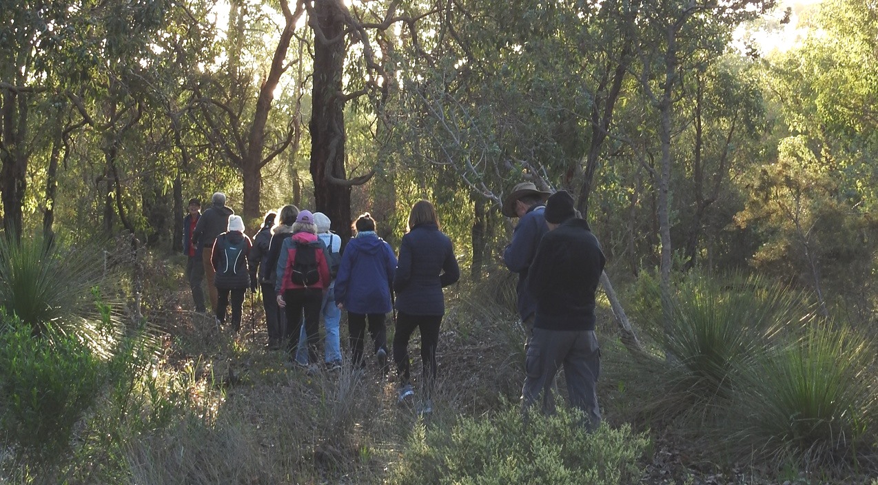 Diana Fisher leading Walking Group (June 2022)