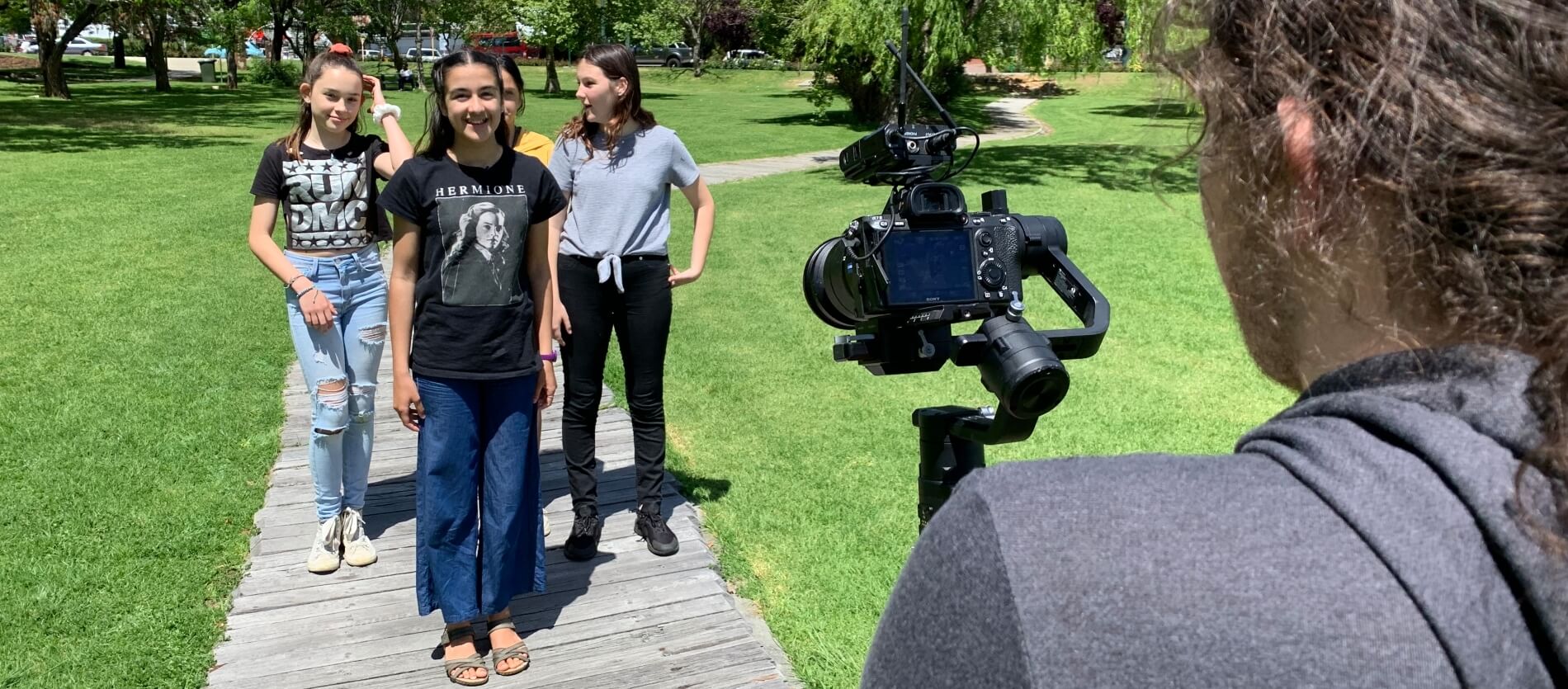 One of the Filmmaking workshops which took place in Stirk Park located in Kalamunda.