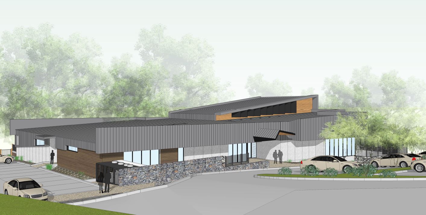 Artists Impression of Kalamunda Community Centre from the  South West side