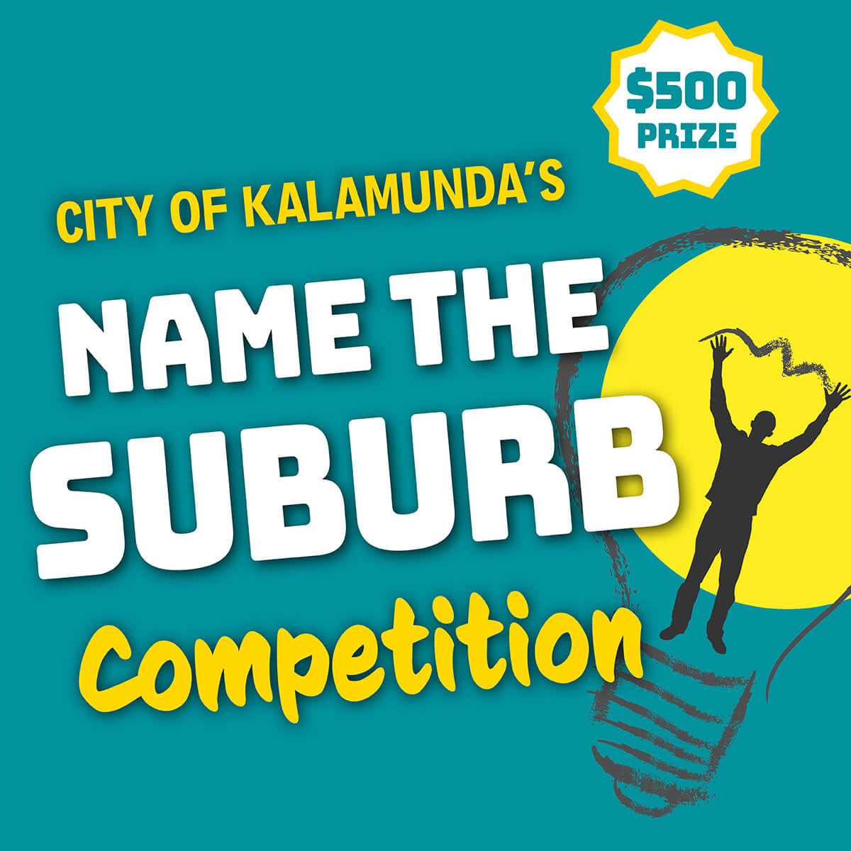 Flyer/Promotion Tile for Name the Suburb Competition