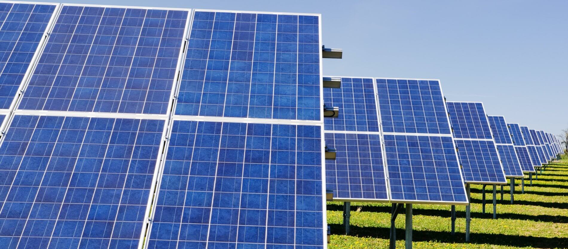 Solar Panels facing the sky