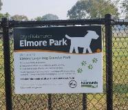 Elmore Park Dog Park Signage