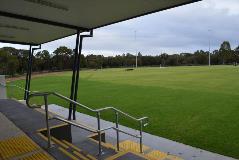 View of the hockey fields from Kalamunda Hockey Club house