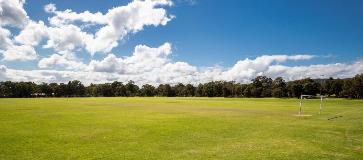 Some of the sporting fields at Maida Vale Reserve
