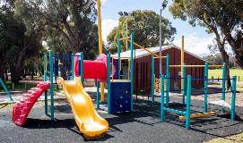 The playground located at Maida Vale Reserve