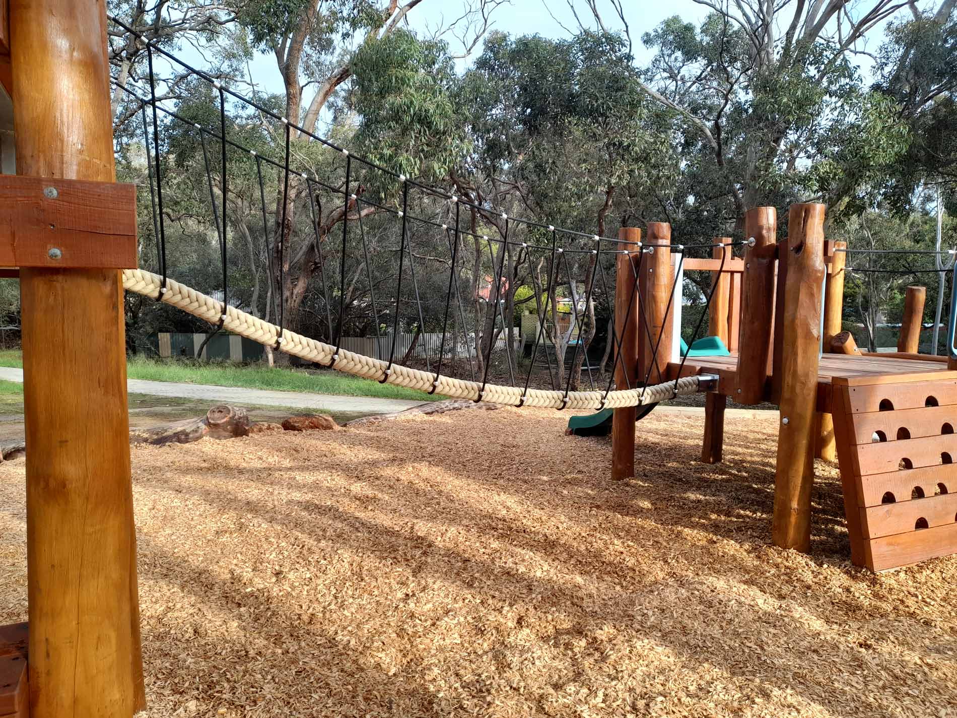 Partial view of the Meloway Reserve Playground in Maida Vale