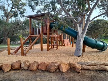 Partial view of the Meloway Reserve Playground in Maida Vale