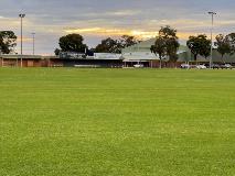 view from sport field of the football and cricket club house