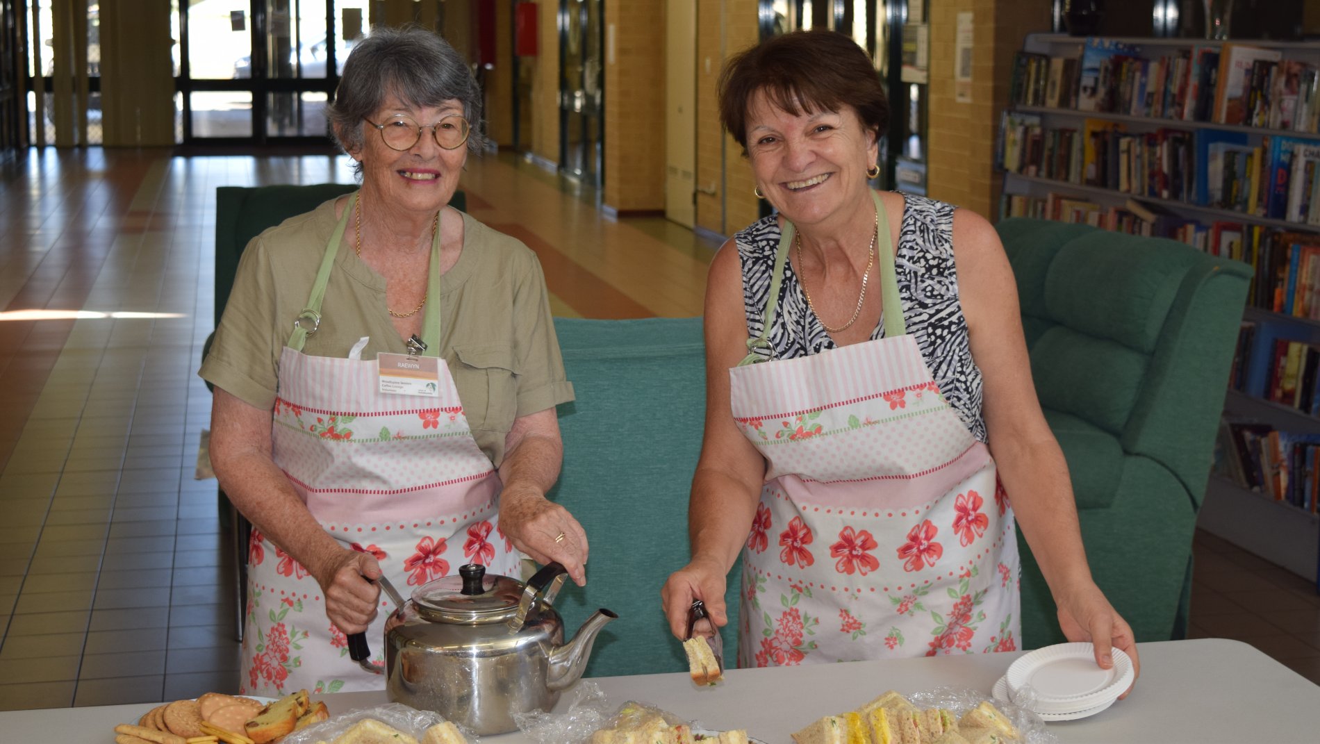 Volunteers at Woodlupine Coffee Lounge