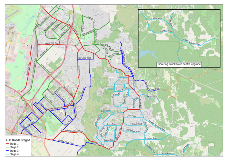 Overview map for LED Street Lighting Upgrade project