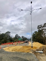 Maida Vale - Roe Highway Ramp lighting