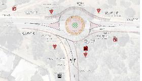 Plan of Maida Vale Road and Roe Highway off ramp road upgrades