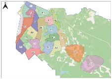 Mowing Verges Zones Map Overview