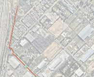 Map Overview of WABN path - Berkshire & Dundas Roads