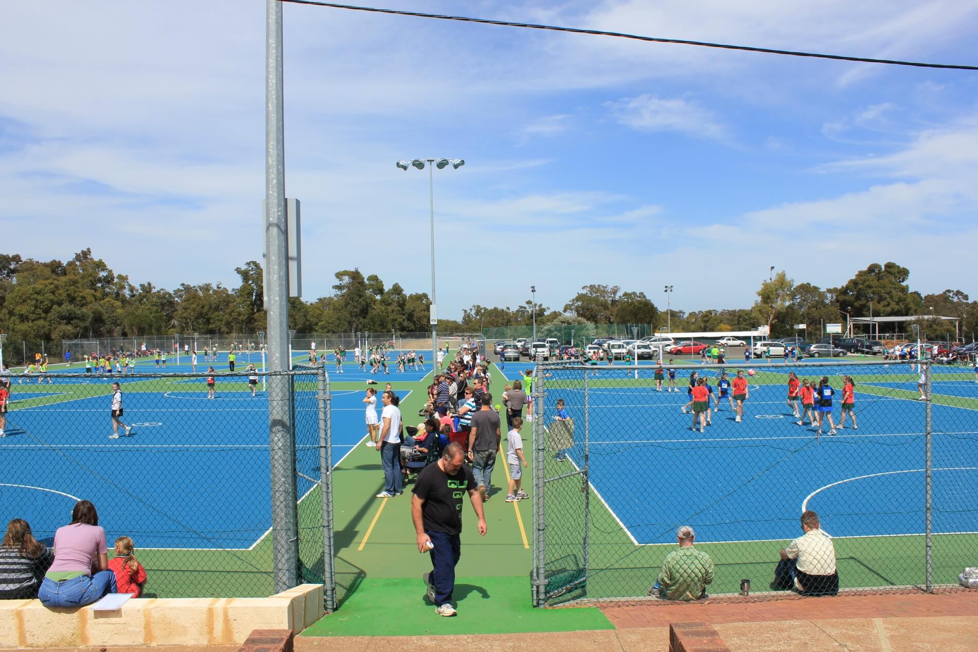 Image of Ray Owen Sports Centre - outside netball courts