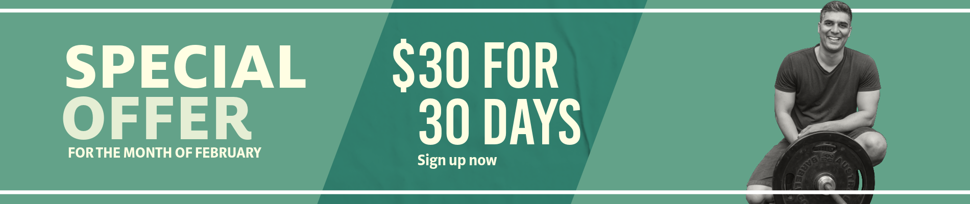 Extended offer: $30 for 30 days
